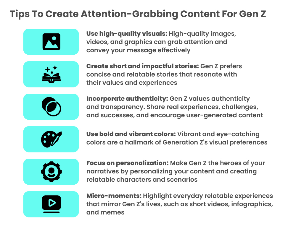 Essential tips to create attention grabbing content for Gen Z Essential tips to create attention grabbing content for Gen Z