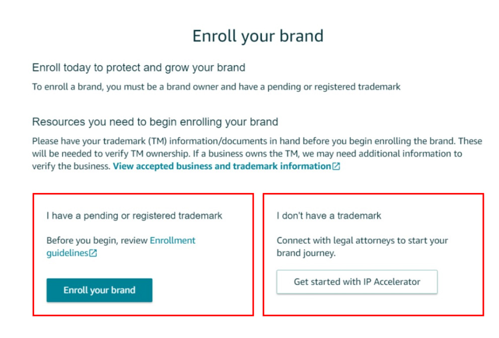 Accessing Your Brand Registry Account