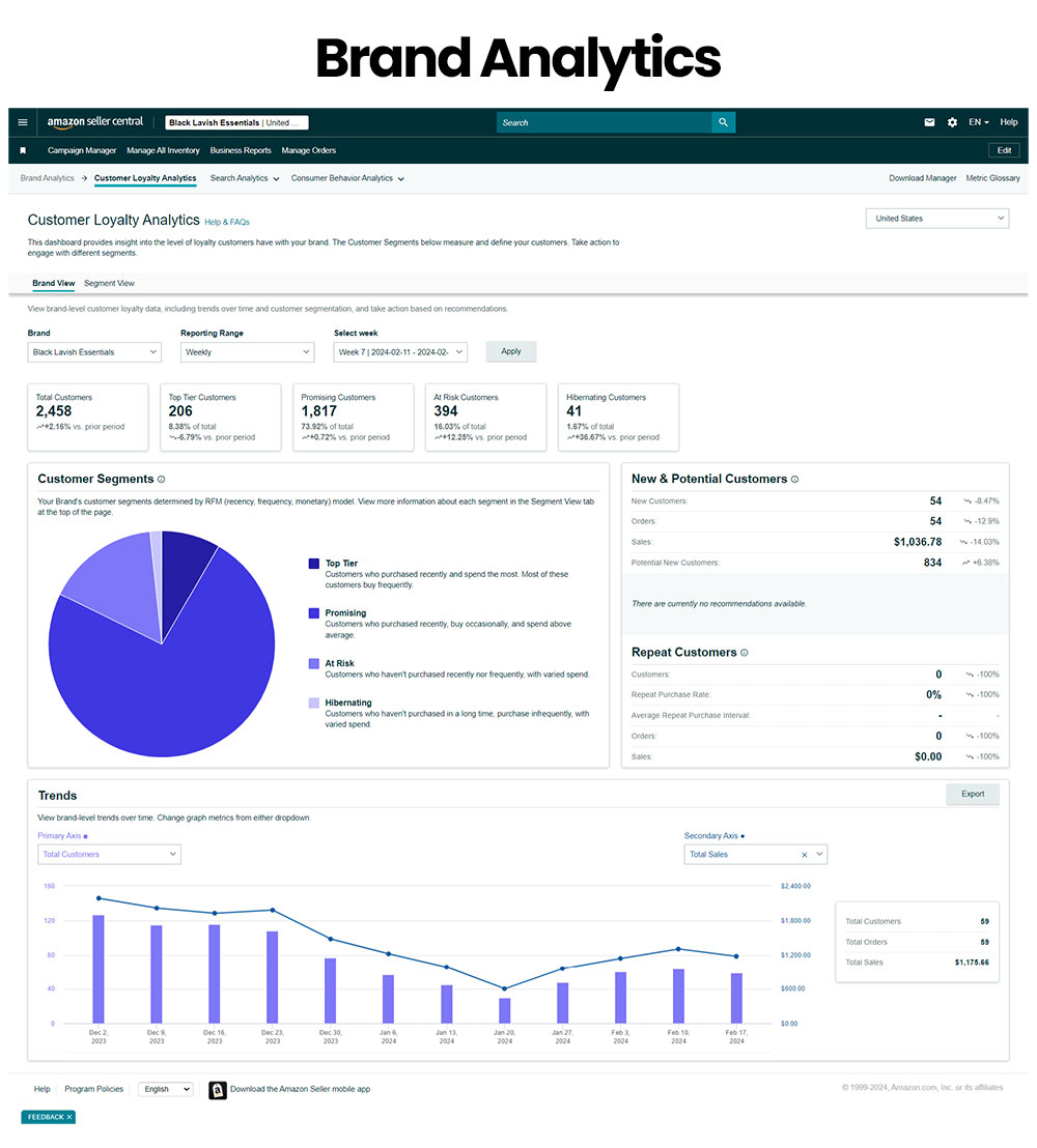 Brand Analytics Amazon Brand Registry - Brand Analytics