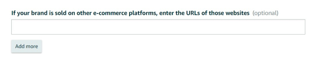 Enter Other E-commerce Sites Other E-commerce Sites