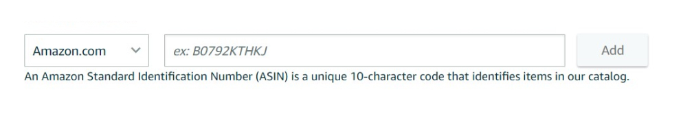 Top-selling ASINs Provide Your Top-selling ASINs