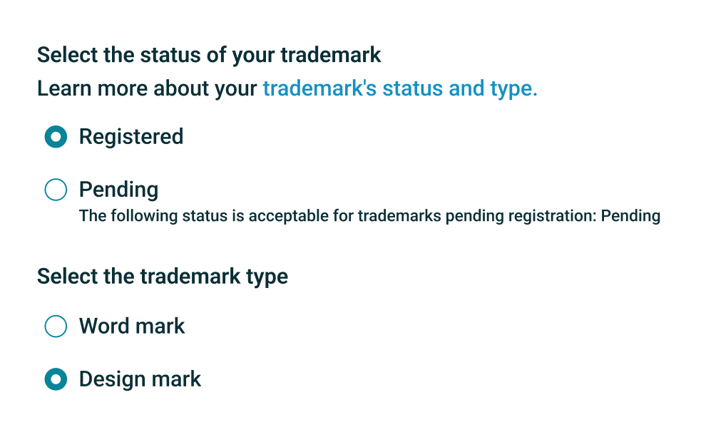 Exceptions for Certain Trademark Offices Select Status of Your Trademark