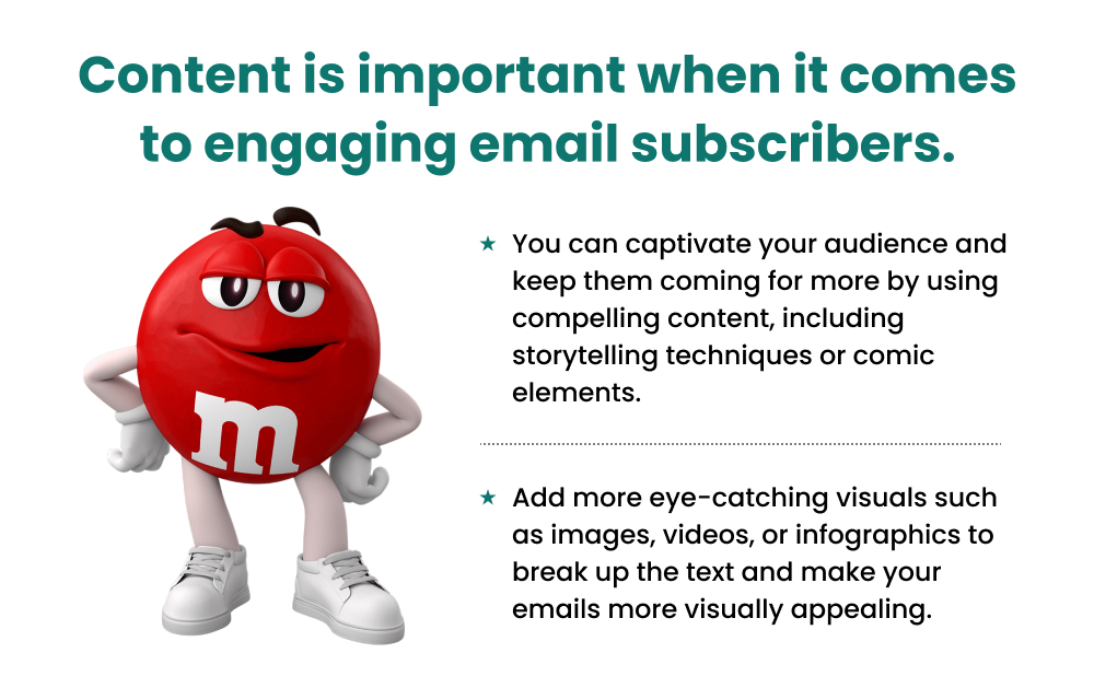 content tips for email marketing content tips to include in emails