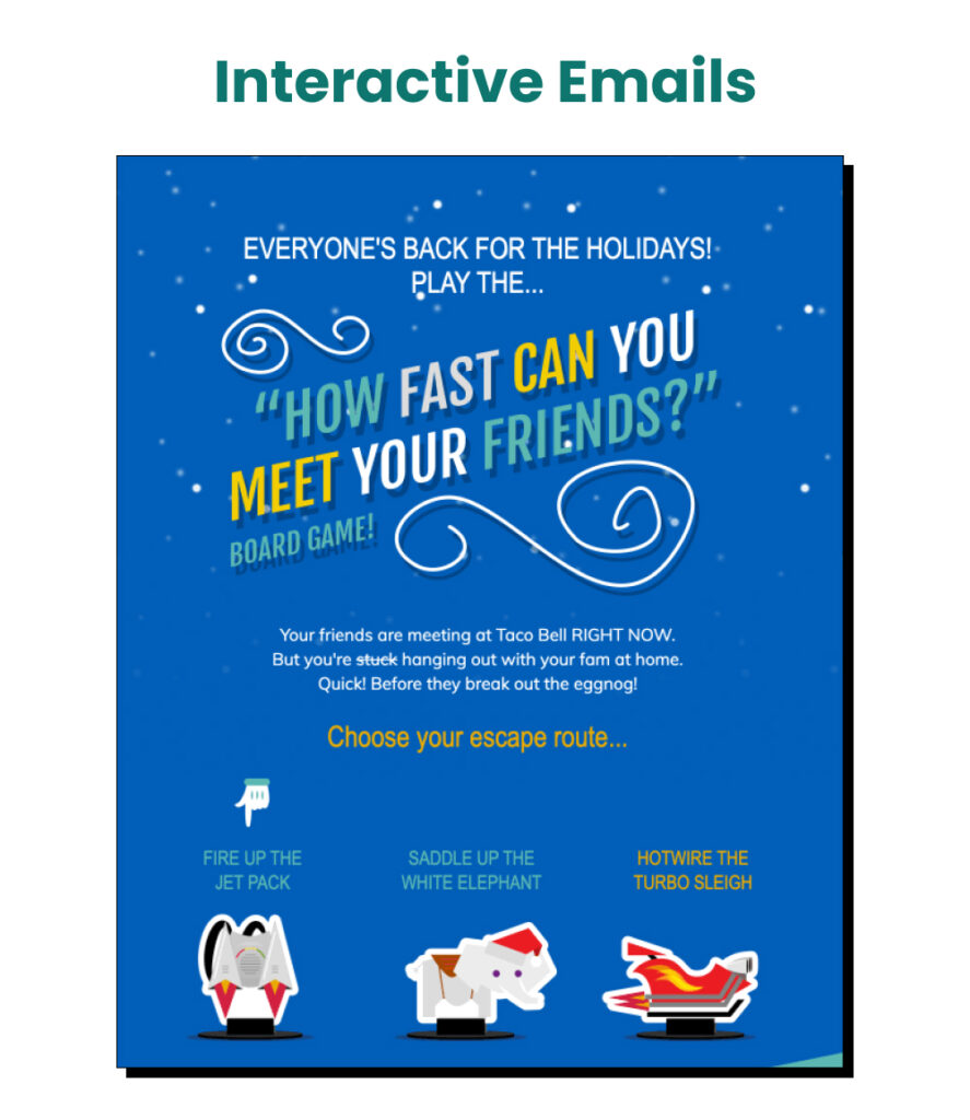 interactive emails interactive emails