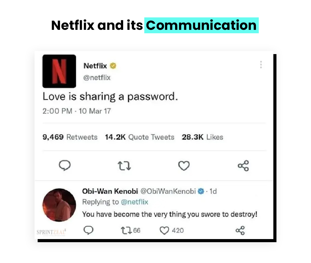 Netflix and its communication